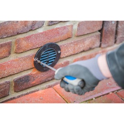 Ventilatierooster Donkergrijs